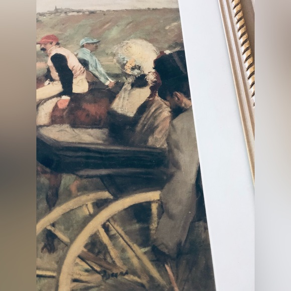 The Race Course: Amateur Jockeys Near a Carriage, 1876-1887 By Edgar Degas - Picture 6 of 10
